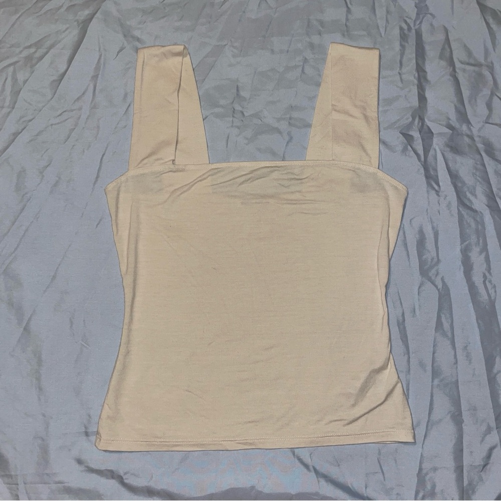 Reformation Clarke Knit Tank Sand Size M